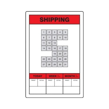 Accuform KEY PERFORMANCE INDICATOR KPI BOARDS PBT506 PBT506